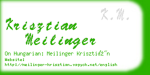 krisztian meilinger business card